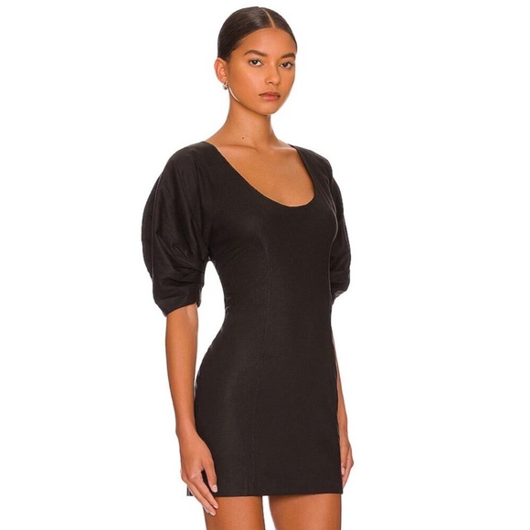 L’academie Ottilie Dress black size small - Picture 2 of 5